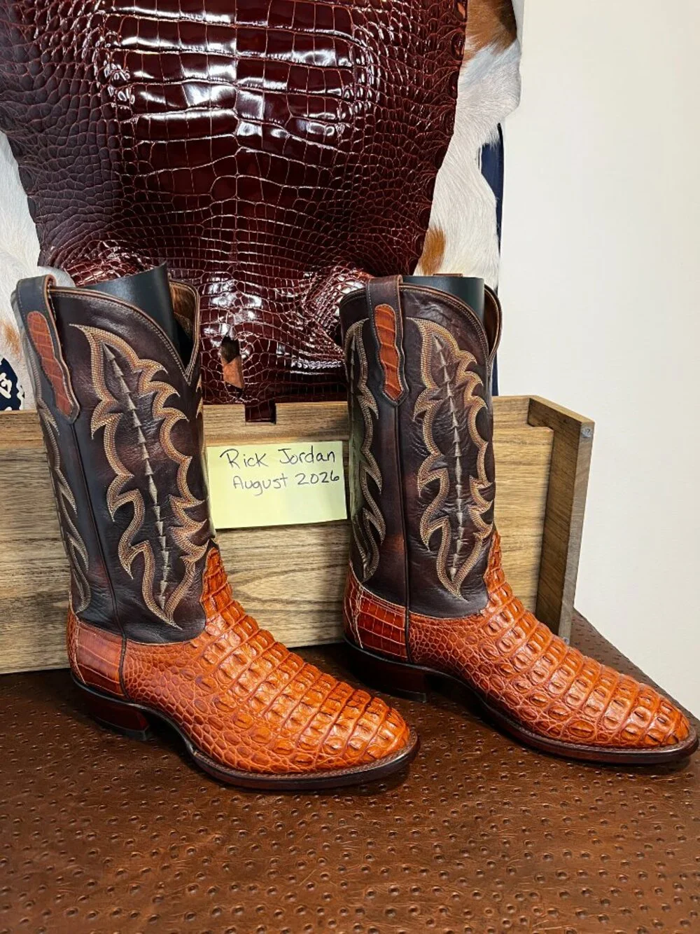 Nocona Nile Hornback Cowboy Boots in Men's 10D/10.5D *READ*